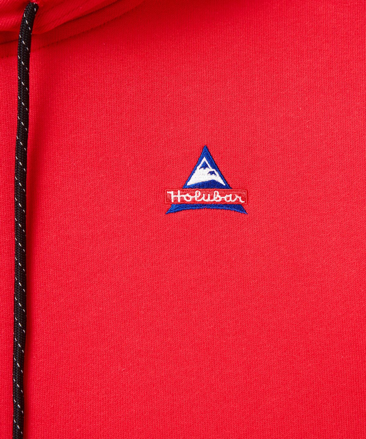 홀루바(HOLUBAR) Basic Logo Hoodie Red