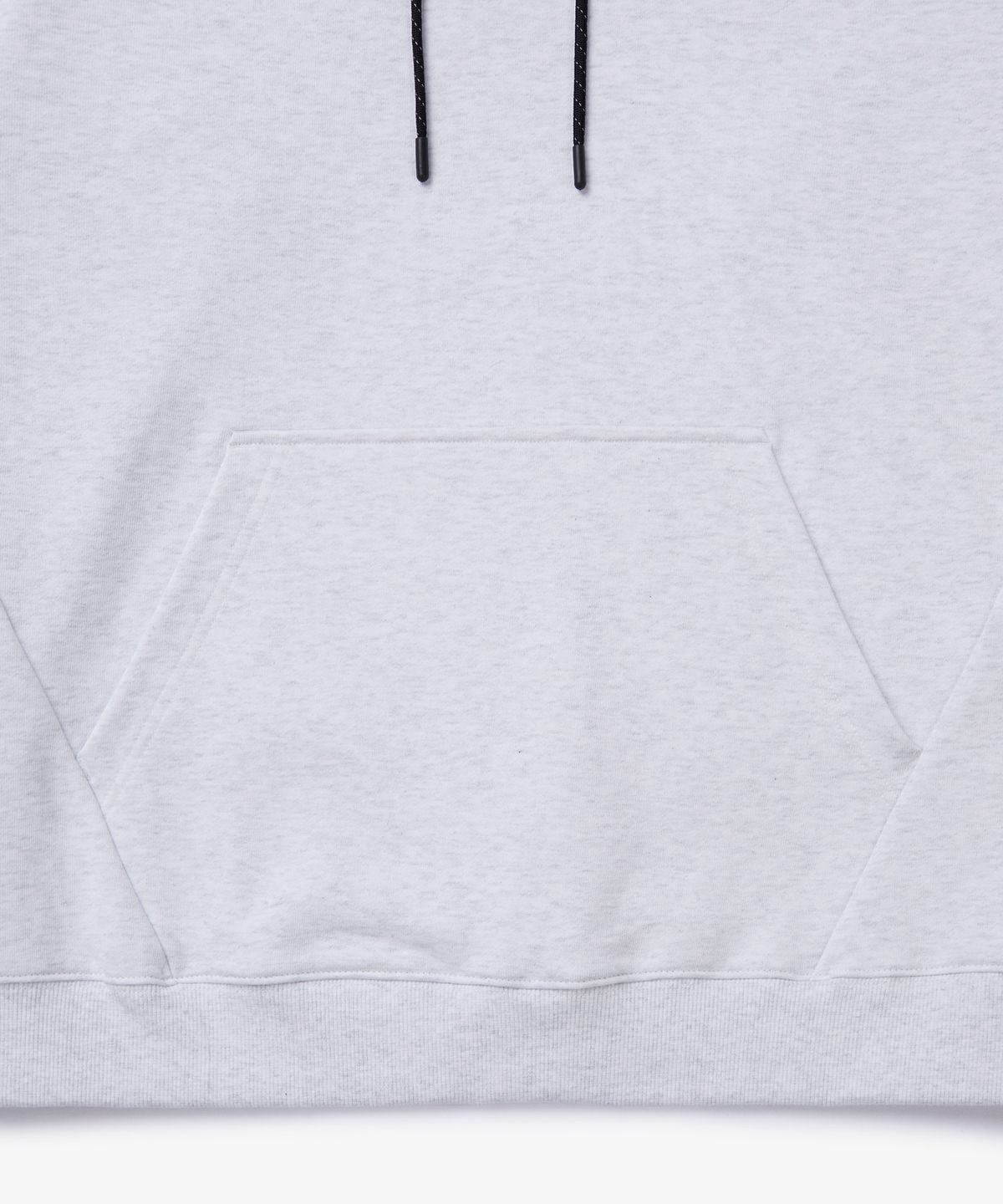 홀루바(HOLUBAR) Basic Logo Hoodie Melange Gray