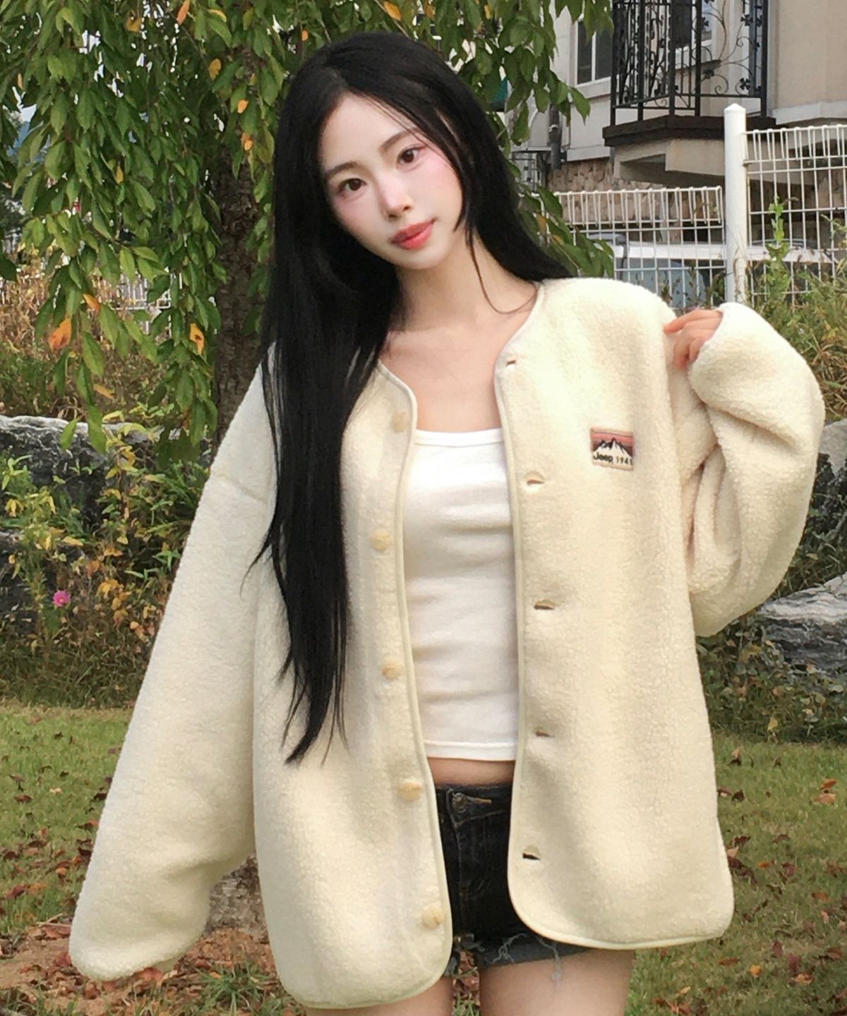 지프(JEEP) 퓨어카라 플리스 라이너 가디건 (JR5TZU196CE)