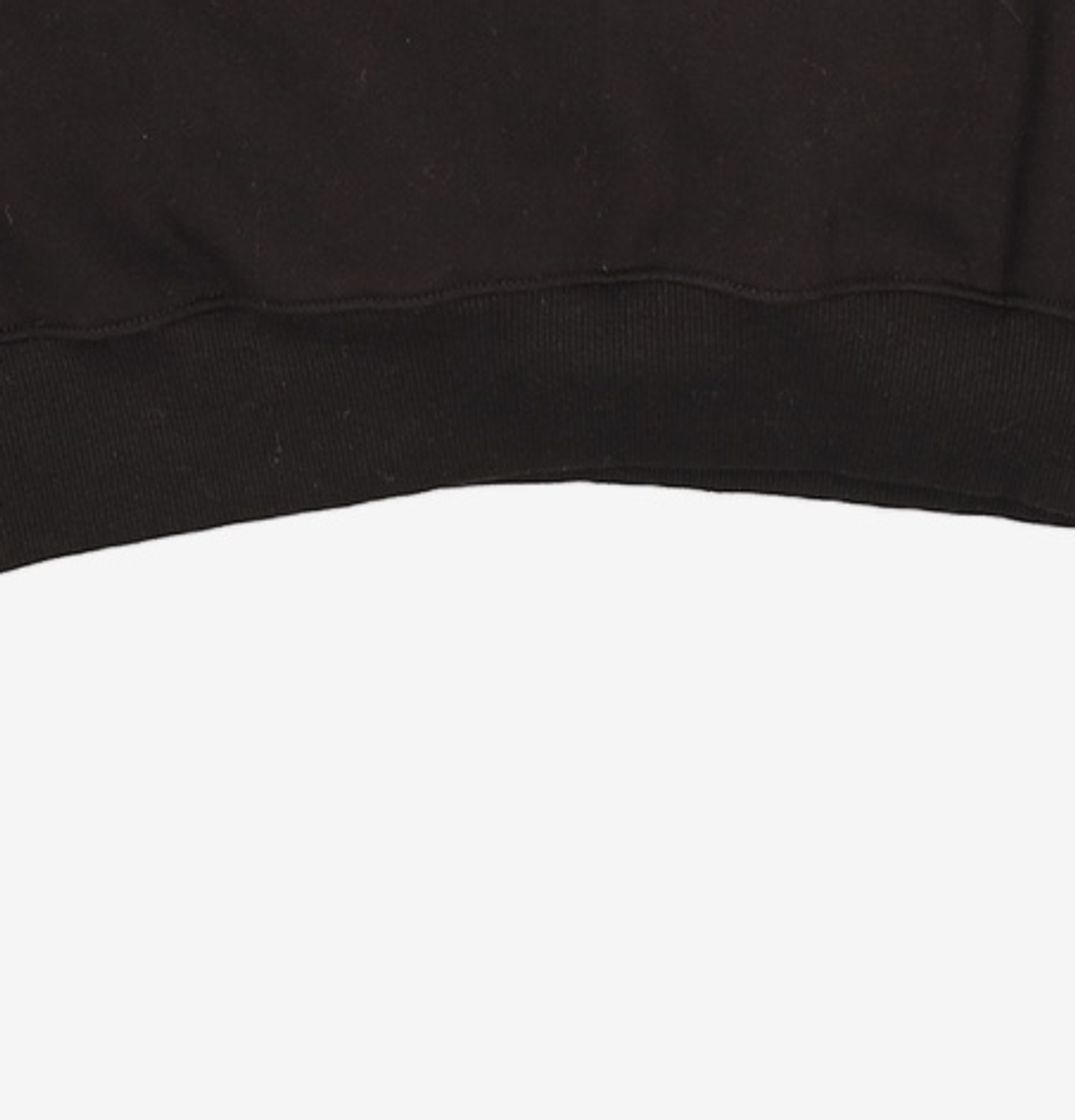 레스트앤레크레이션(REST&RECREATION) STITCH CROPPED HOODIE_BLACK ONE SIZE