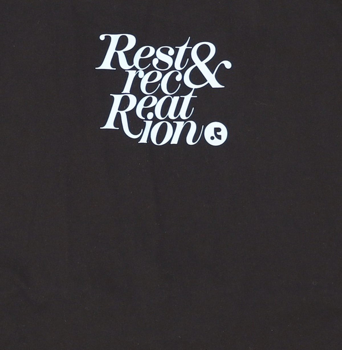 레스트앤레크레이션(REST&RECREATION) 반소매 티셔츠 FREE