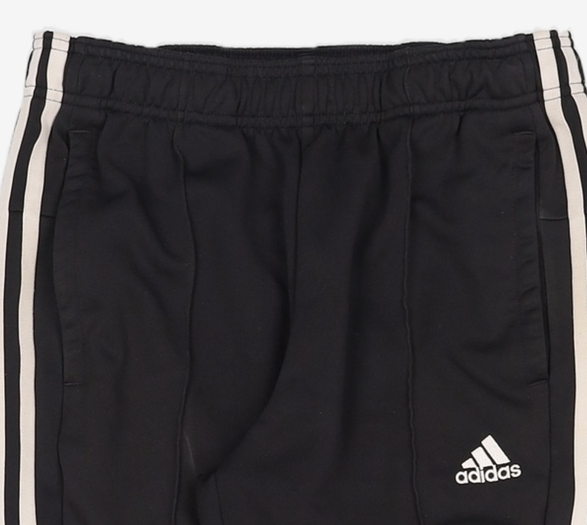 아디다스(ADIDAS) 머스트해브 3ST 테이퍼드 팬츠 - 블랙:화이트 / GK8649 L
