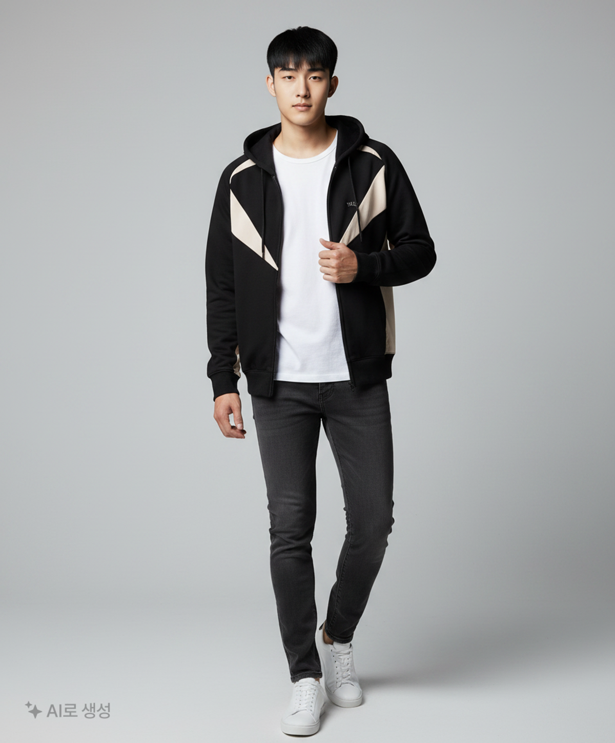 예일(YALE) 후드 집업 XL