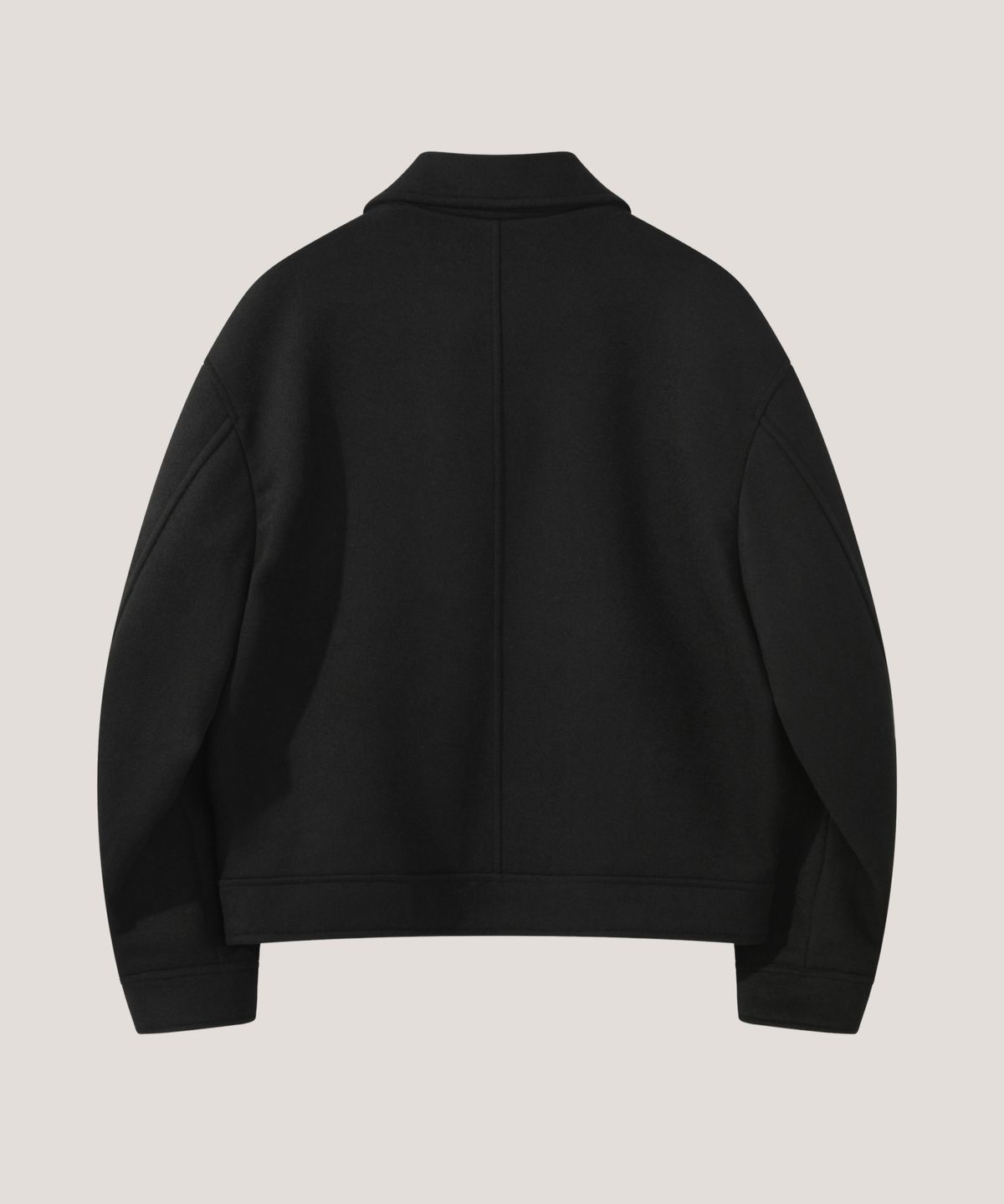 키뮤어(KIIMUIR) 울(WOOL) 트러커 자켓_블랙