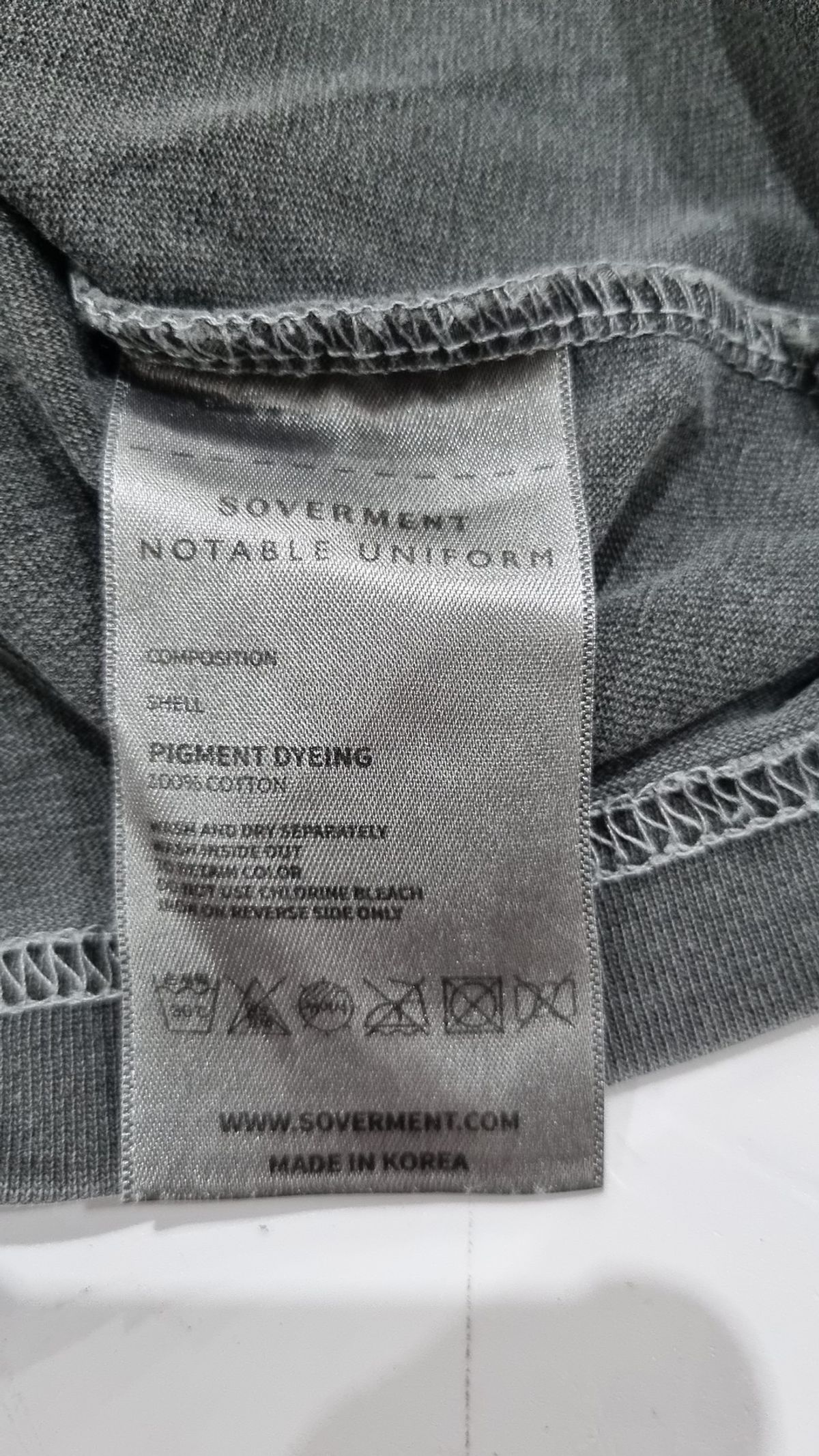 소버먼트(SOVERMENT) 반소매 티셔츠 XL