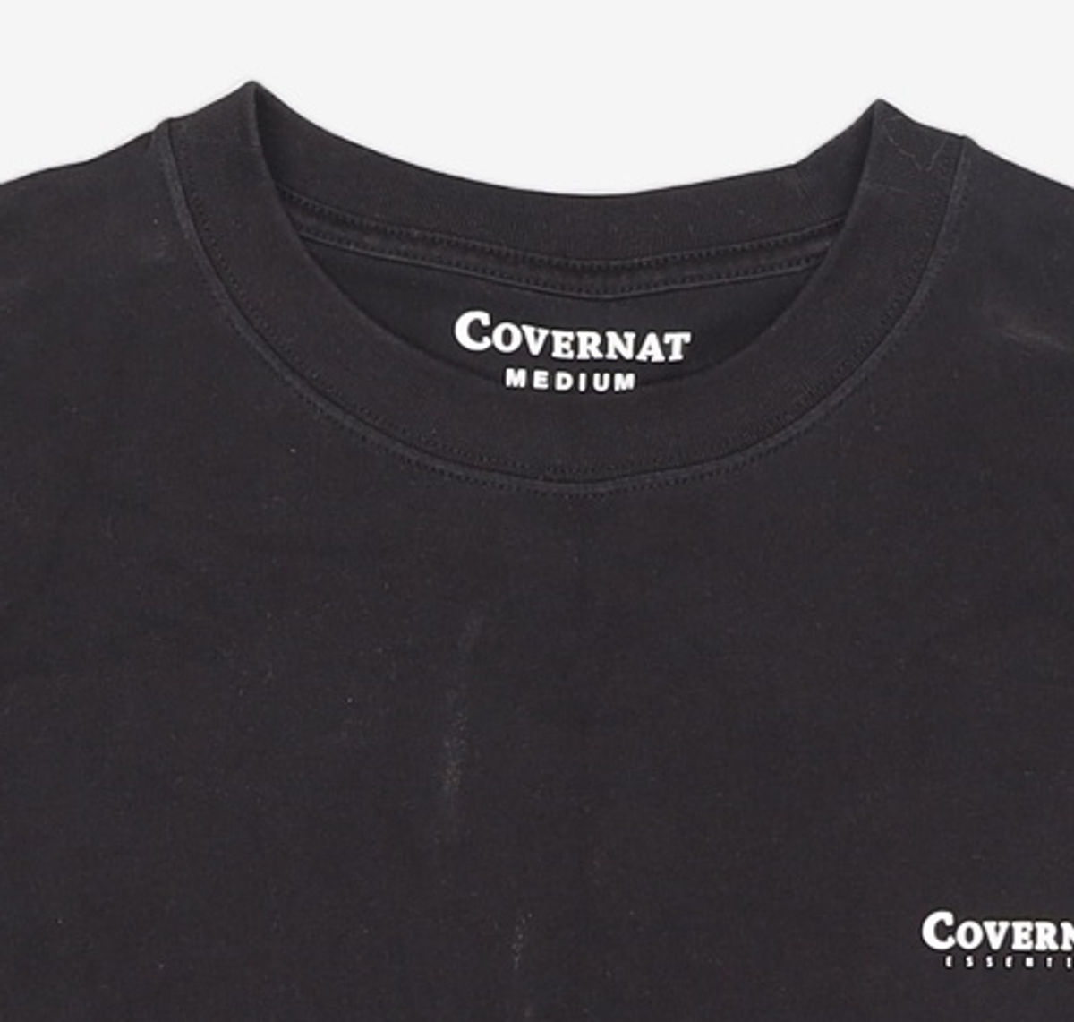 커버낫(COVERNAT) [2PACK] 쿨 코튼 티셔츠 Black+White M