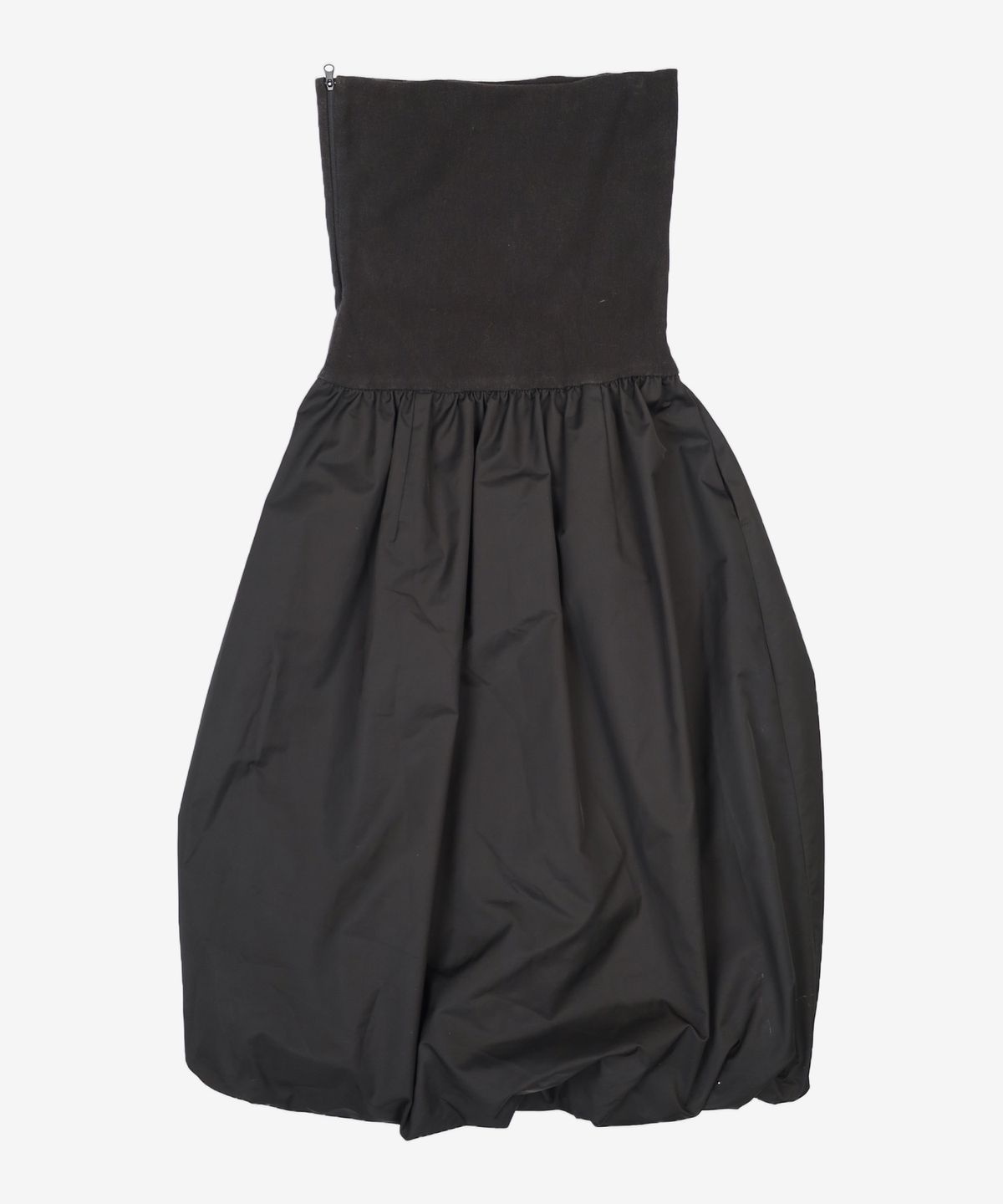 아모멘토(AMOMENTO) BANDING VOLUME SKIRT_BLACK ONE