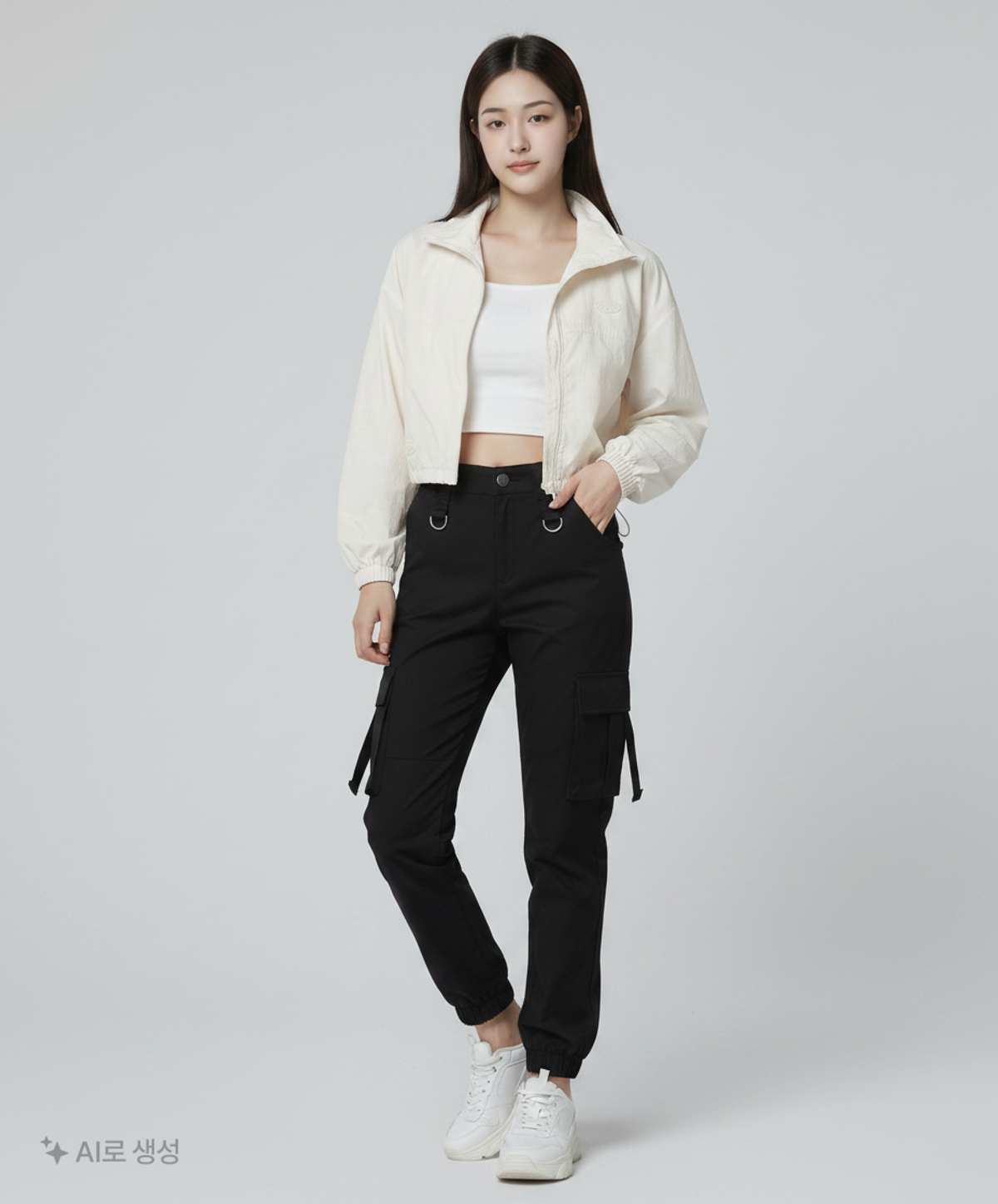 스파오(SPAO) 나일론/코치 재킷 M