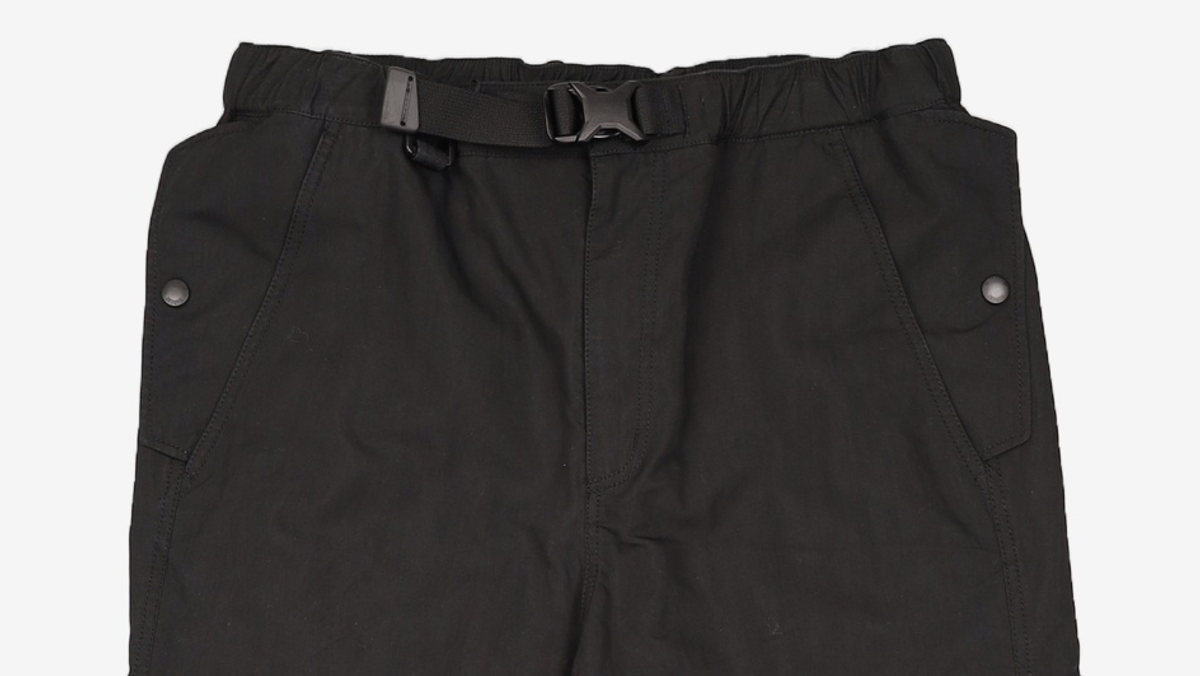 밥캣(BOBCAT) DOUBLE POCKET PARACHUTE PANTS - BLACK 46