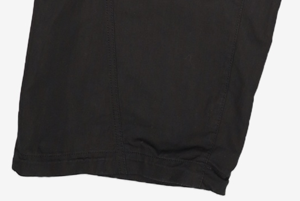 밥캣(BOBCAT) DOUBLE POCKET PARACHUTE PANTS - BLACK 46