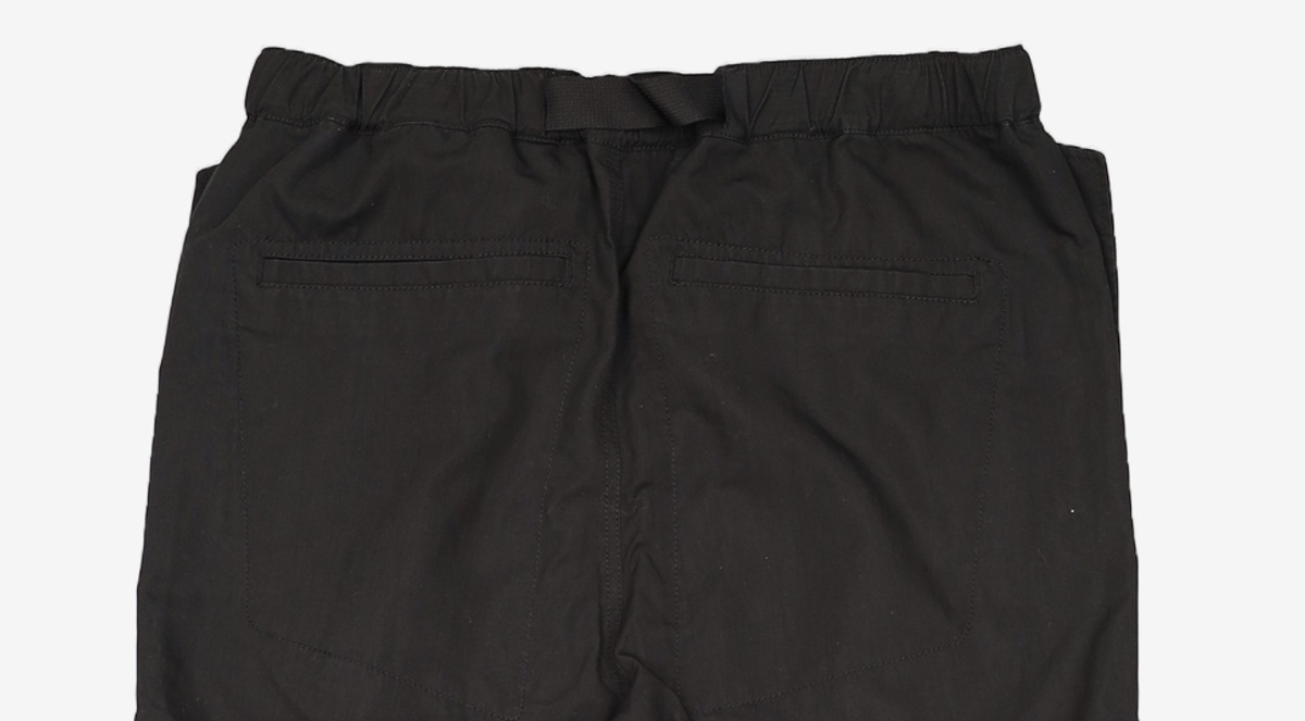 밥캣(BOBCAT) DOUBLE POCKET PARACHUTE PANTS - BLACK 46