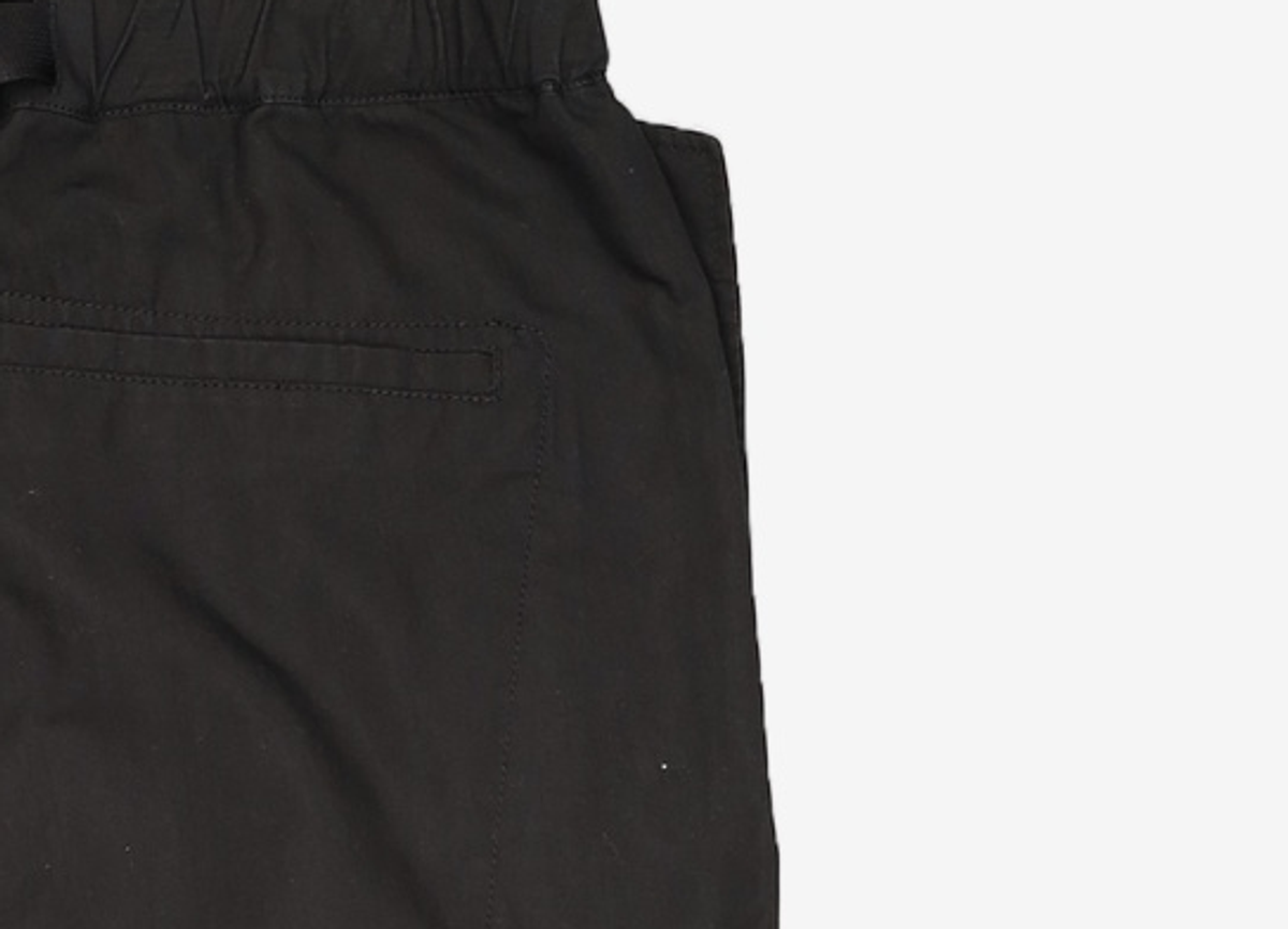 밥캣(BOBCAT) DOUBLE POCKET PARACHUTE PANTS - BLACK 46