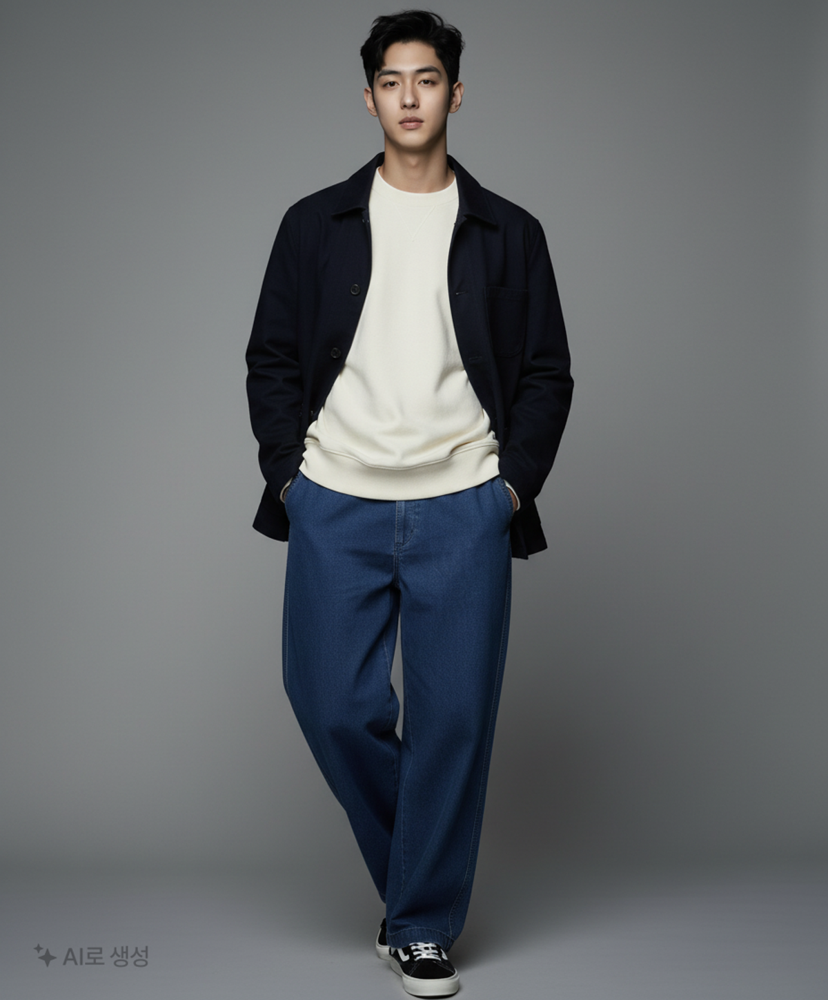 유니클로(UNIQLO) 청/데님 팬츠 L