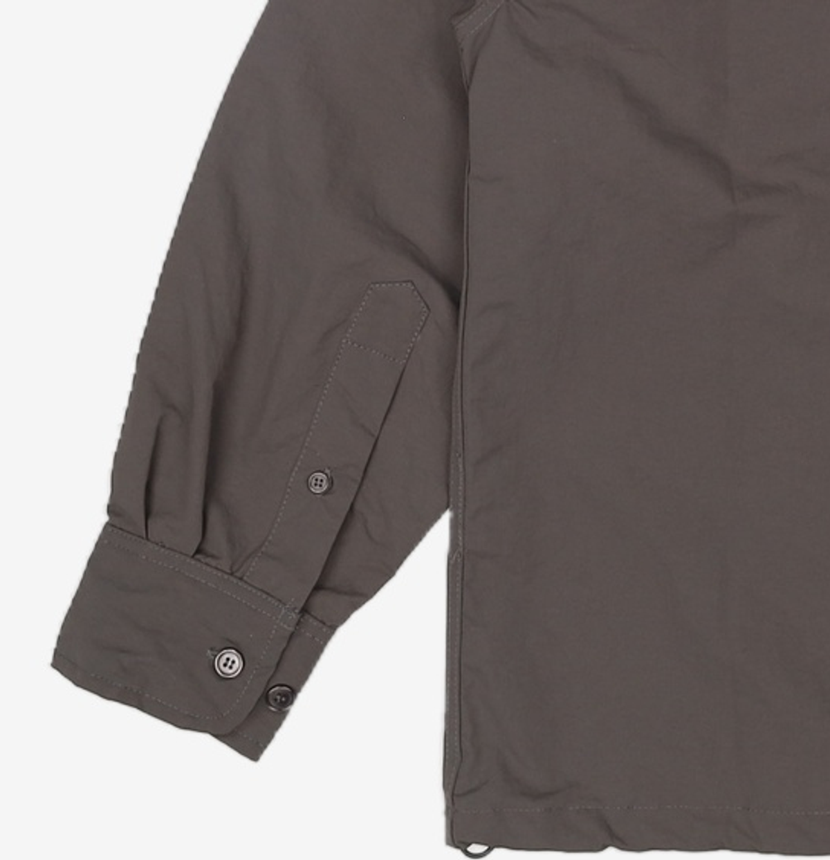 예일(YALE) NYLON  COACH SHIRT CHARCOAL S