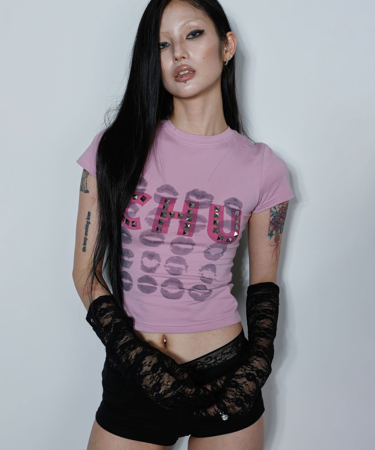 티미드프리크(TIMID FREAK) Chu Chu Top Pink