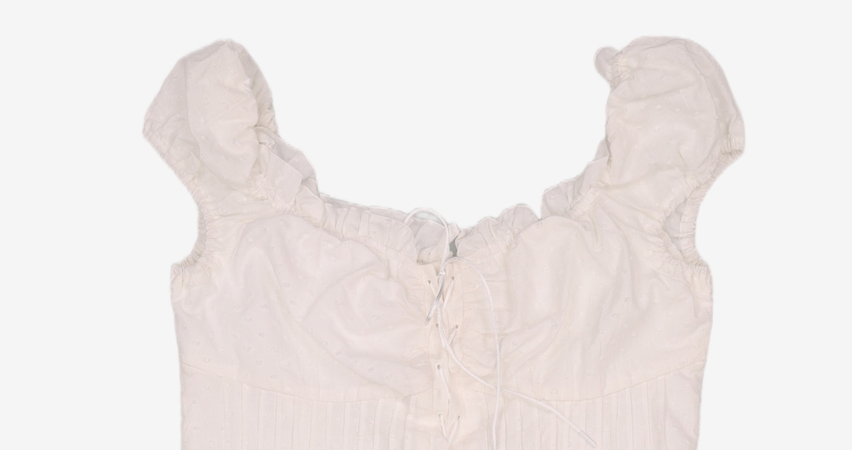 라츠유(LOTSYOU) lotsyou_Fiona Dress White L