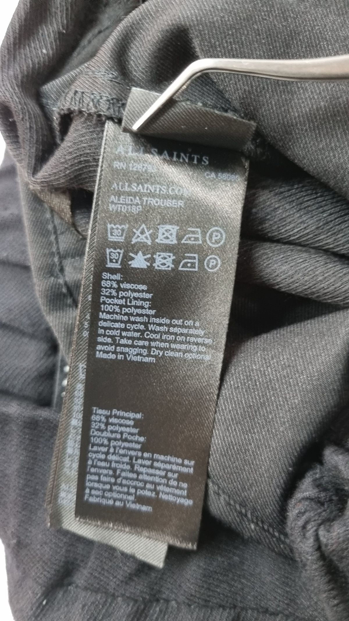 올세인츠(ALLSAINTS) 슈트 팬츠/슬랙스 0