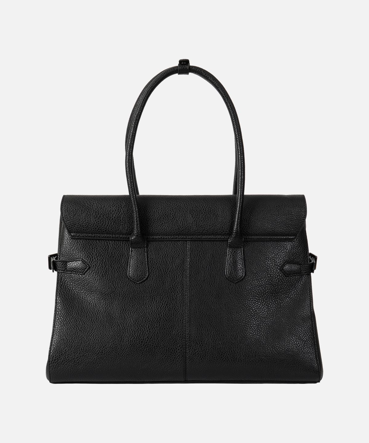 드로우핏(DRAW FIT) 테오 그레인 레더 크로스 토트백 [BLACK]