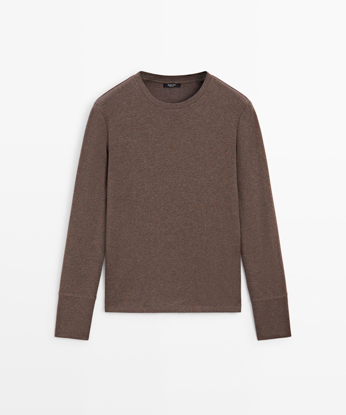 마시모두띠(MASSIMO DUTTI) 100% 코튼 긴소매 티셔츠