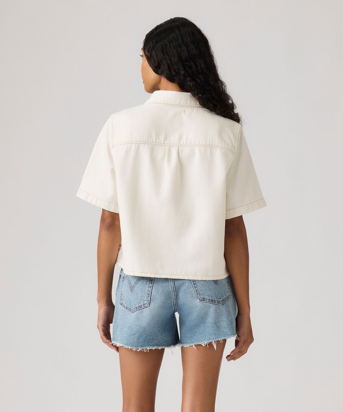 리바이스(LEVI'S) 로건 숏슬리브 데님 셔츠 005CR-0001