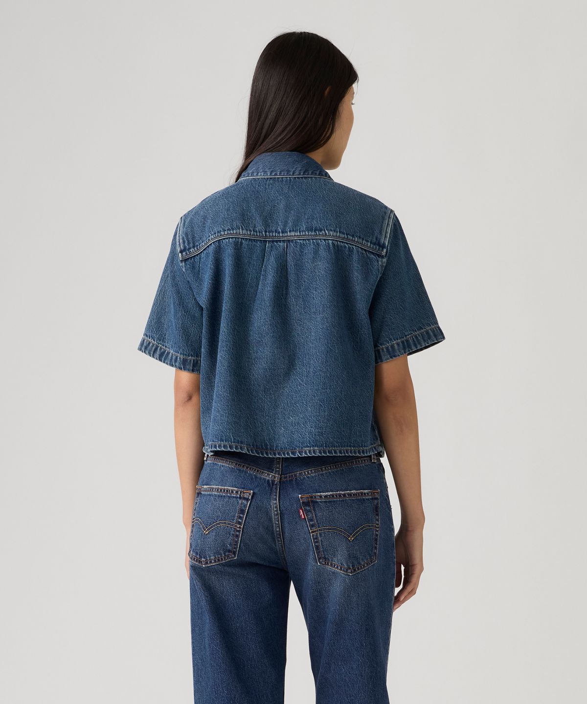 리바이스(LEVI'S) 로건 숏슬리브 데님 셔츠 005CR-0003