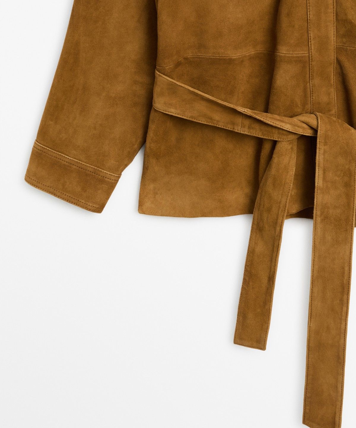 마시모두띠(MASSIMO DUTTI) 스웨이드 레더 자켓