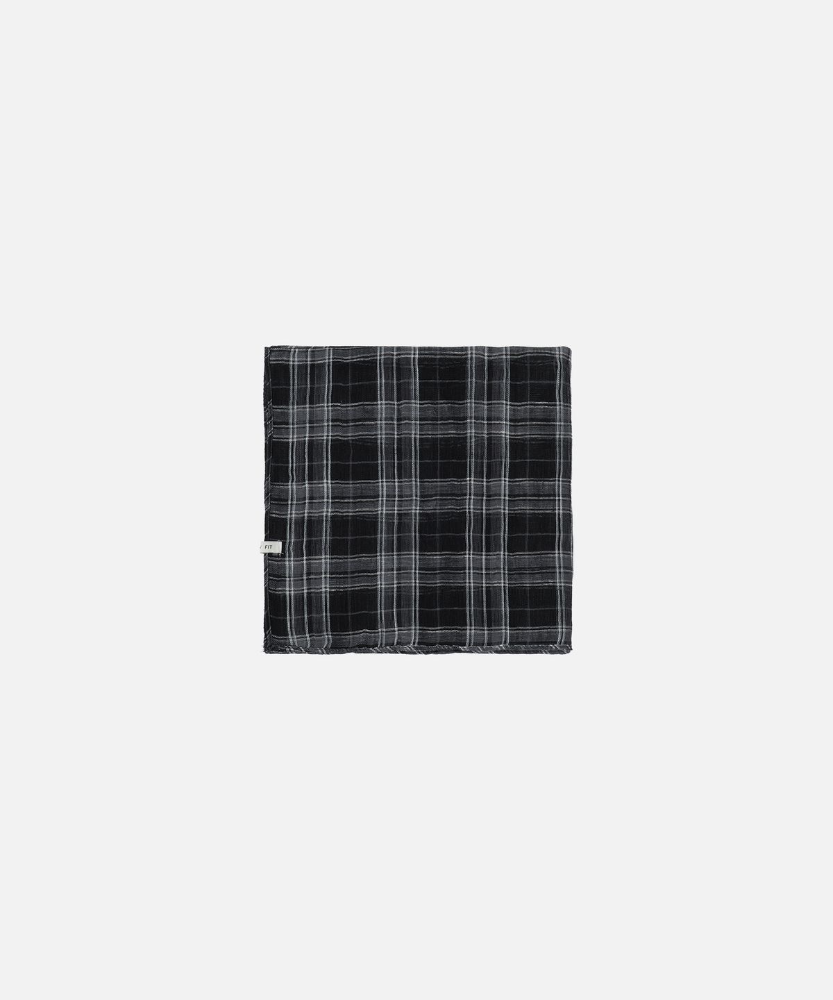 드로우핏(DRAW FIT) 마드라스 에반 체크 스카프 [BLACK]