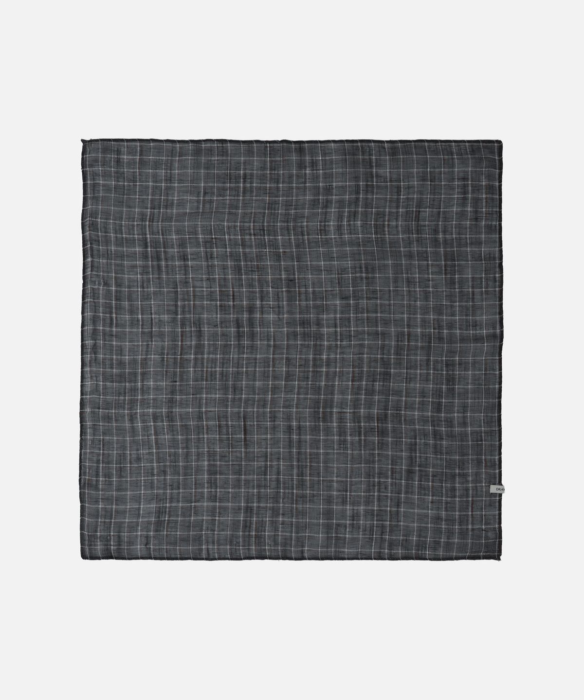 드로우핏(DRAW FIT) 소호 빈티지 체크 스카프 [GRAPHITE GREY]