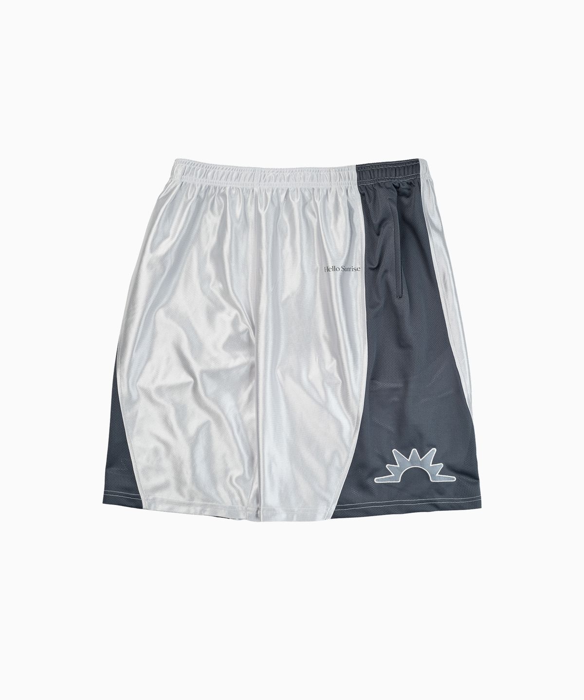 헬로 선라이즈(HELLO SUNRISE) HS Basketball Shorts_Silver