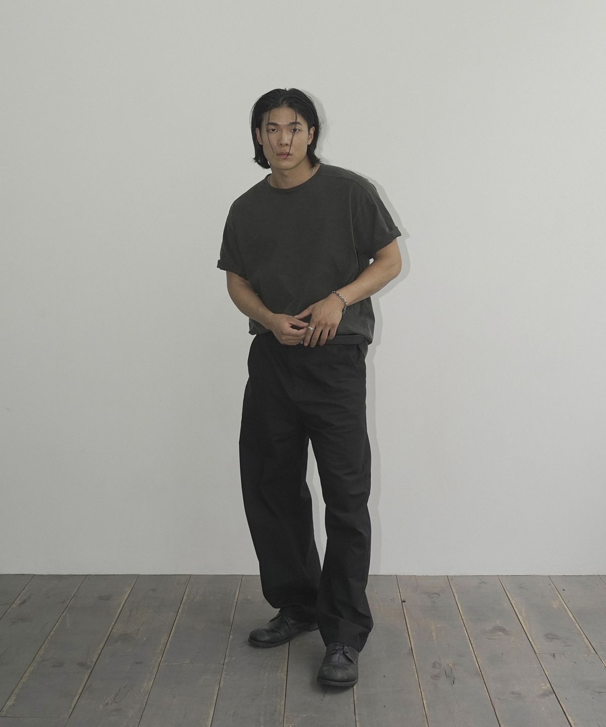 시도(SIIIIDO) WAYNE PANTS(BLACK)