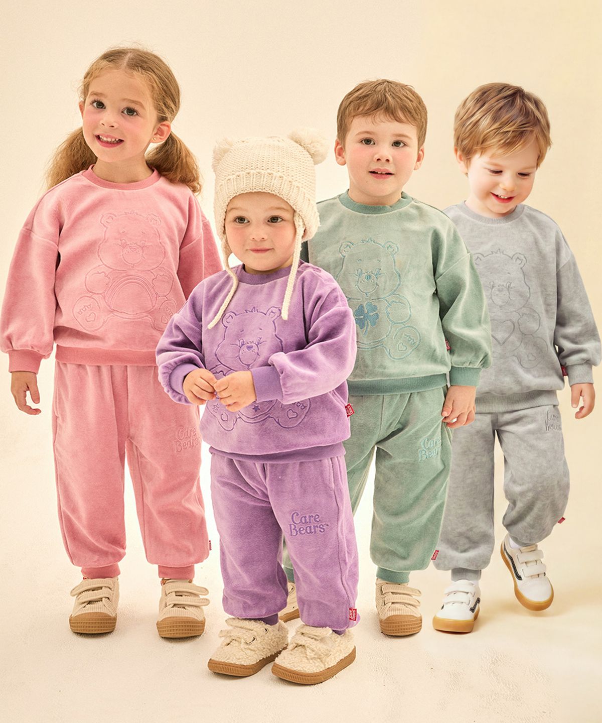 케어베어(CAREBEARS) 케어베어즈 코지 벨로아 상하복