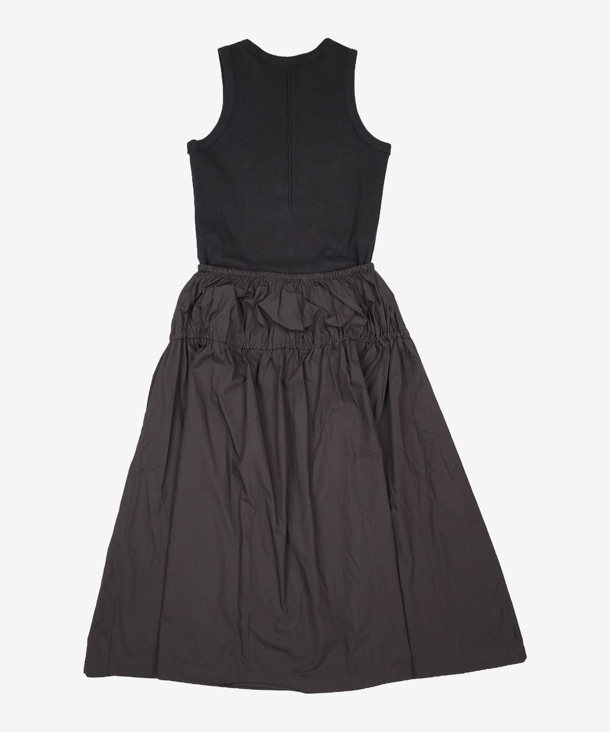 르(LE) jersey contrast tiered ops (black) FREE