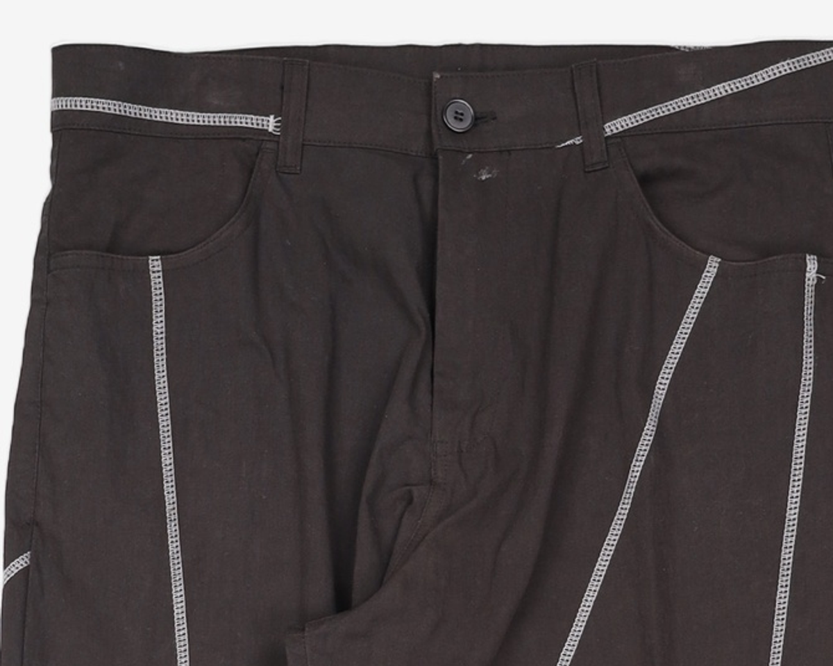 노매뉴얼(NOMANUAL) S.L PANTS - BLACK L
