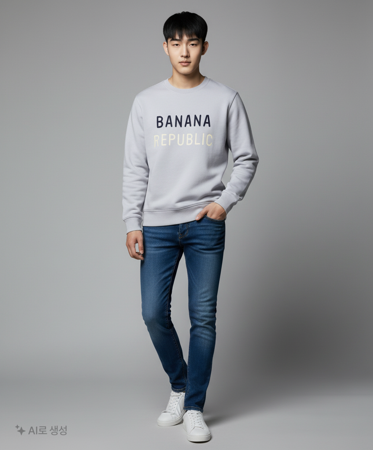 바나나 리퍼블릭(BANANA REPUBLIC) 맨투맨/스웨트셔츠 L