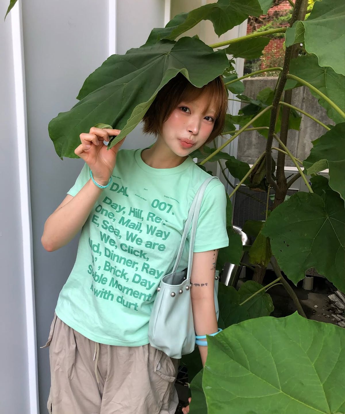 더트(DURT) OUR DAILY CROP TEE (MINT)