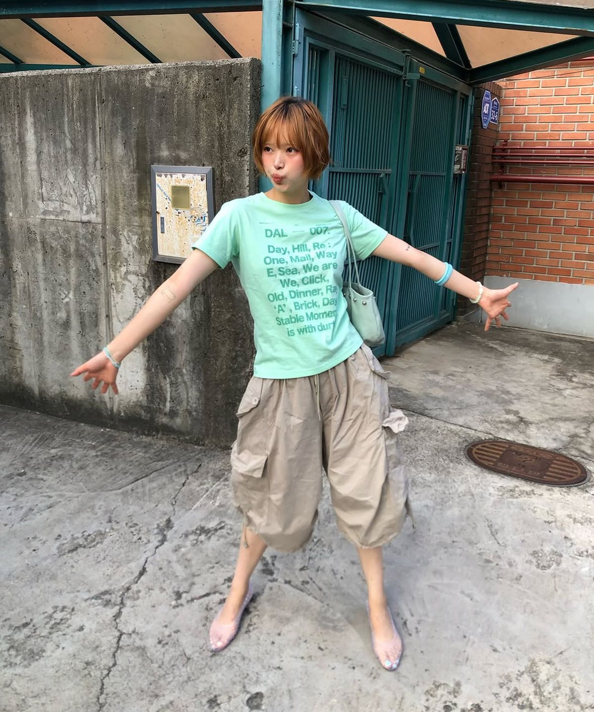 더트(DURT) OUR DAILY CROP TEE (MINT)