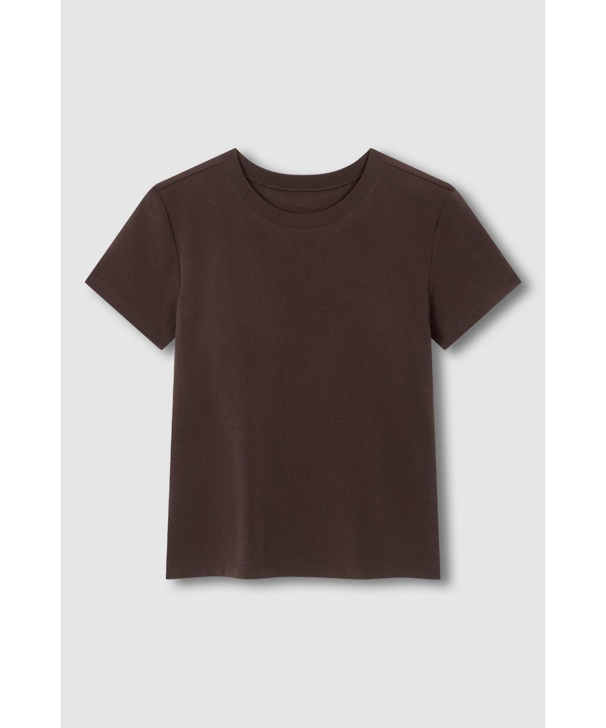 자주(JAJU) 여 이지 무브 반팔 브라티셔츠_브라운