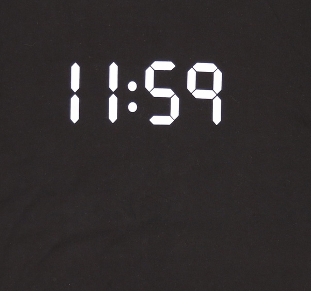 일레븐피프티나인(ELEVENFIFTYNINE) [1159] BASIC OVER FIT T-SHIRTS (BLACK) [ETS001H23BK] L