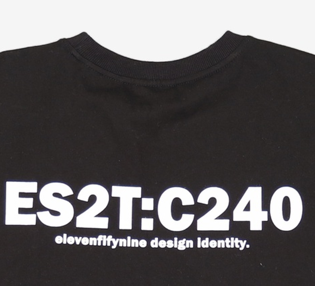 일레븐피프티나인(ELEVENFIFTYNINE) [1159] BASIC OVER FIT T-SHIRTS (BLACK) [ETS001H23BK] L