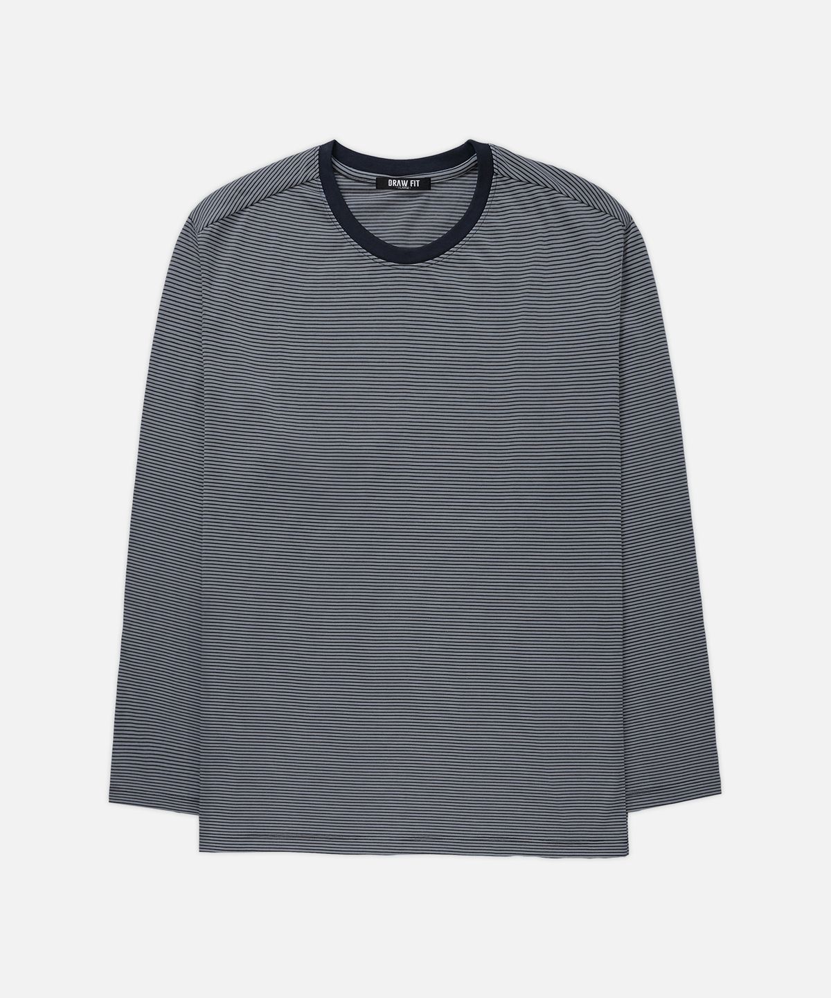 드로우핏(DRAW FIT) 스트라이프 티셔츠 [NAVY]