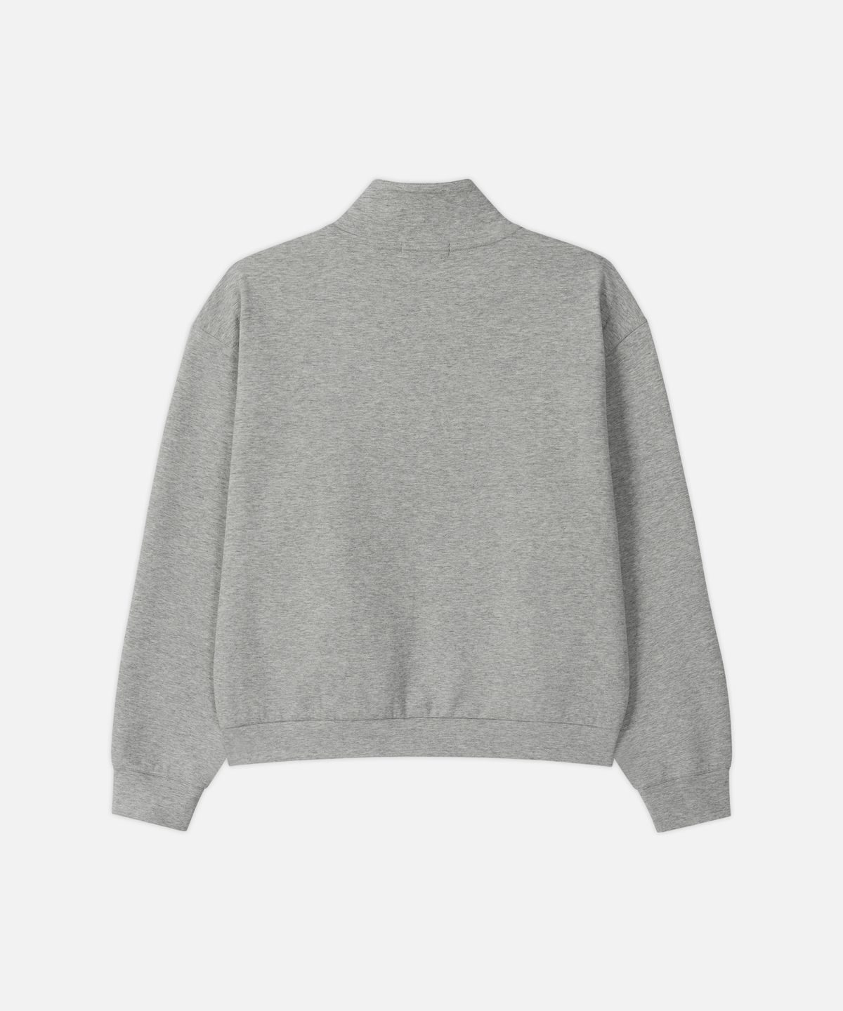 드로우핏(DRAW FIT) 에센셜 스웨트 풀집업 셔츠 [MELANGE GREY]