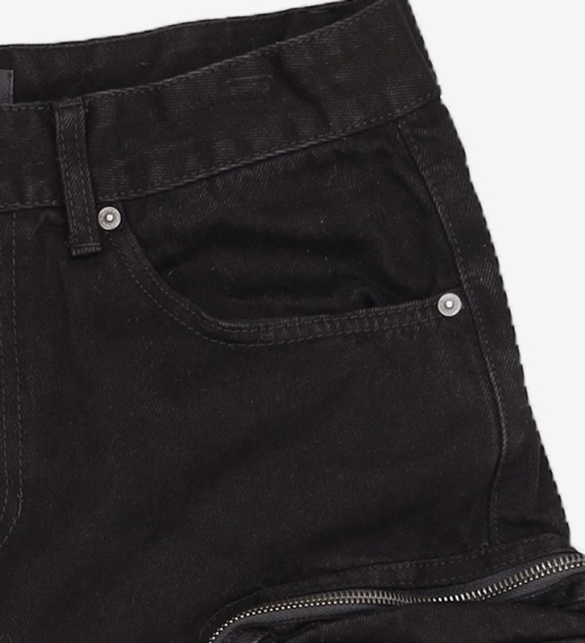 스모크라이즈(SMOKERISE) BK CARGO DENIM SHORTS 30