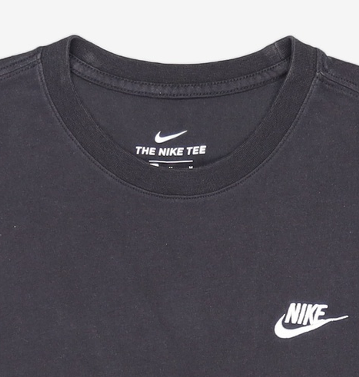 나이키(NIKE) 스포츠웨어 클럽 티셔츠 M - 블랙:화이트 / AR4999-013 M
