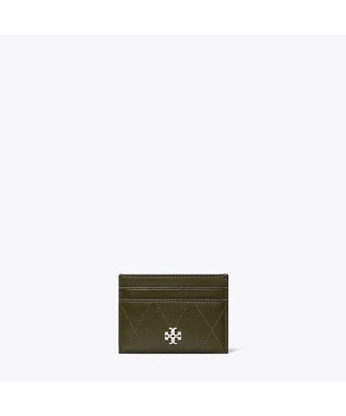 토리버치(TORYBURCH) 찰리 퀼팅 카드 케이스 - 레초