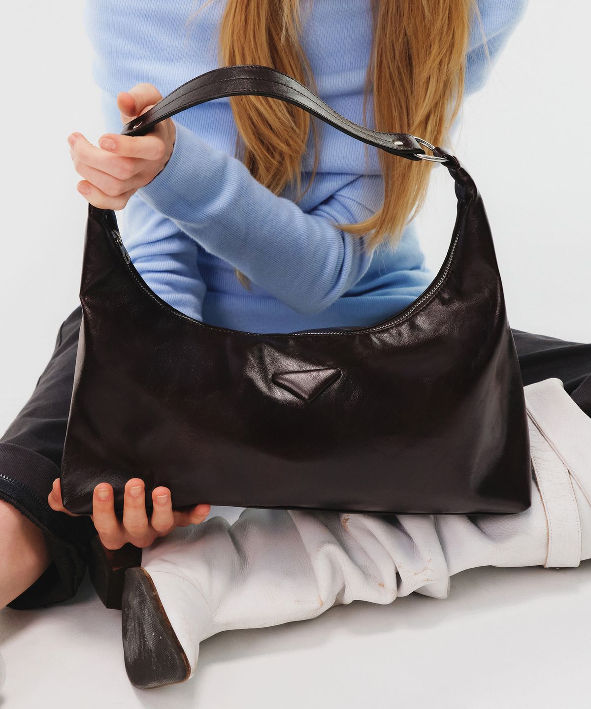 페넥(FENNEC) SOTY HOBO BAG - CHOCO BERRY