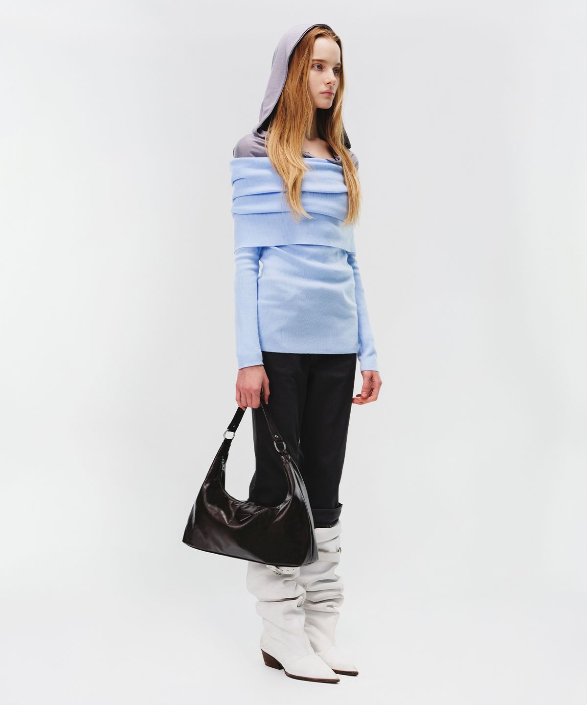 페넥(FENNEC) SOTY HOBO BAG - CHOCO BERRY