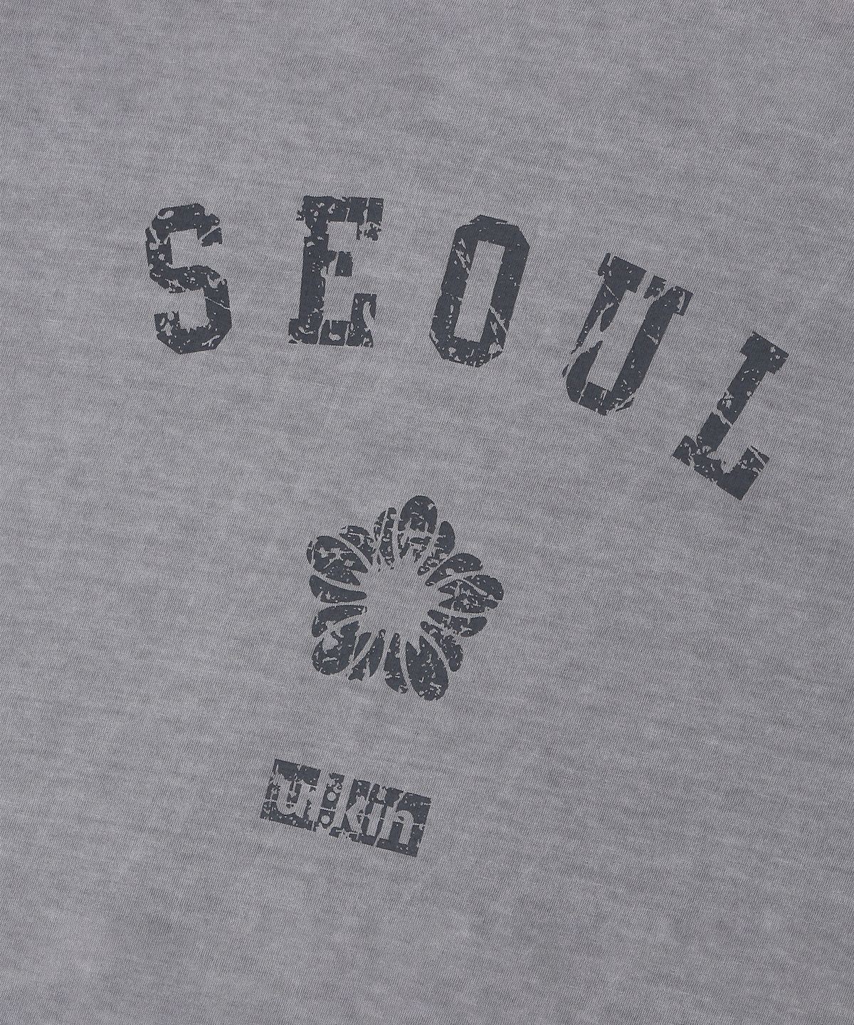 얼킨(ULKIN) 무궁 헤리티지 서울 반팔 티셔츠_더스티 그레이