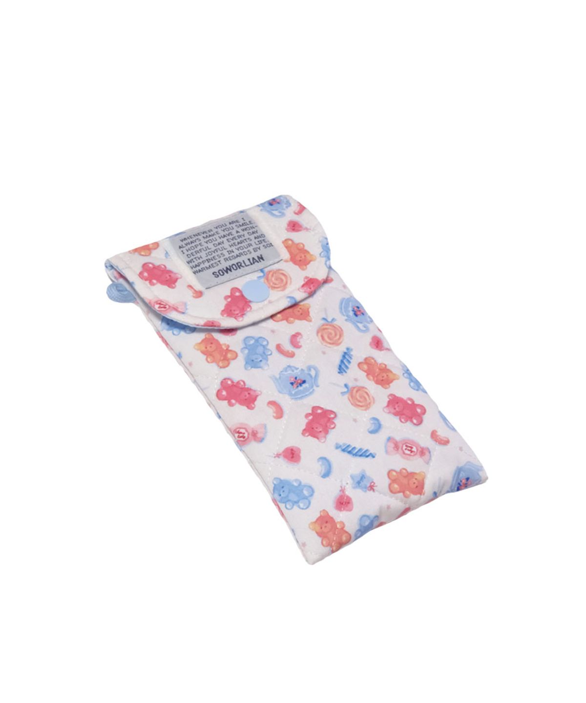 소월리안(SOWORLIAN) 똑딱필통 펜슬파우치_Jelly Bear
