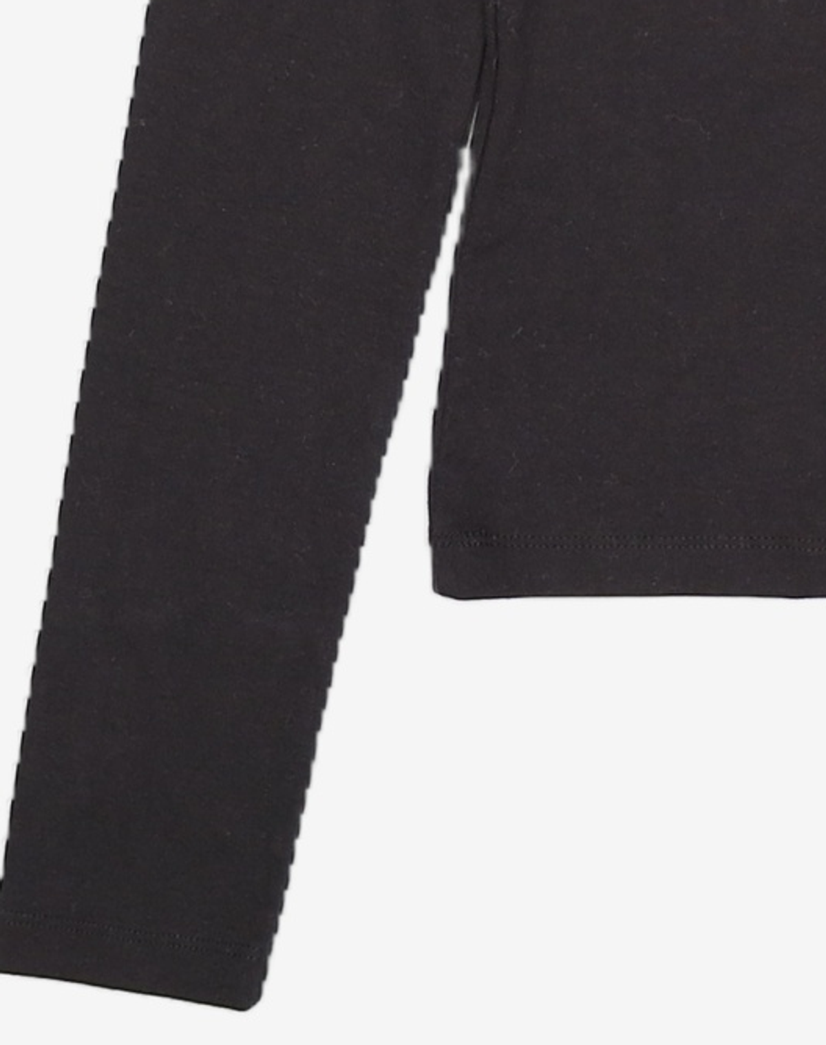 쓰리투에이티(THREE TO EIGHTY) [2nd REORDER] BEADY BRA LAYER LONG SLEEVE TEE BLACK ONE SIZE