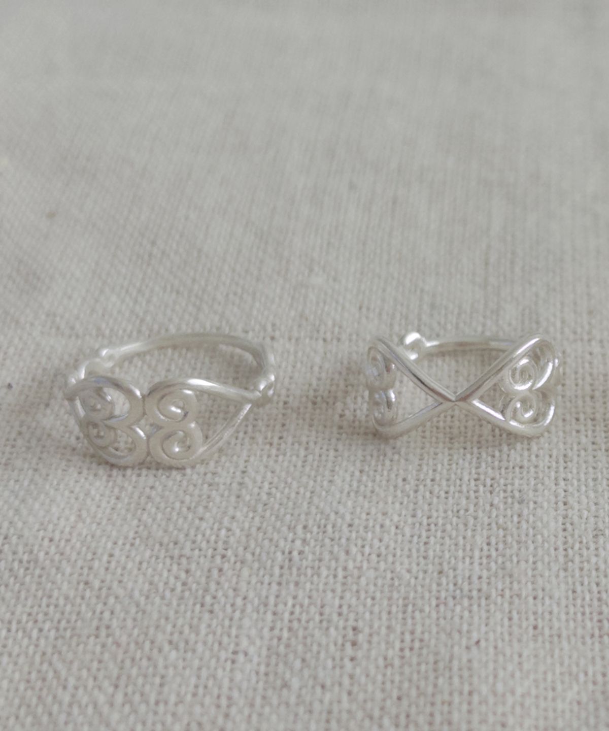 페어오브러브(PAIR OF LOVE) Seville Heart Rolling Ring